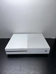 Microsoft Xbox One S White 500GB Console. Console was tested and beeps but shows no sign of life other than the beep....
