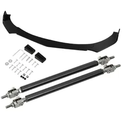 Stainless steel bumper lip splitter tie rod bars, stainless steel with weldability, corrosion resistance. 2 X Strut...