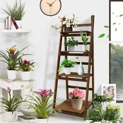🌷 Mulitifuncationl applications: The foldable plant shelf can be perfect for displaying flower pots on the porch,...