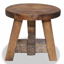 This sturdy stool is a timeless accessory for your home. The stool is made of solid reclaimed wood, which has the...