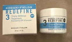 Rodan + Fields Redefine 3 Triple Defense Treatment - 30ml - Sealed - *READ. EXPIRED 05/20