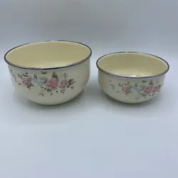 Small chip on the larger bowl.