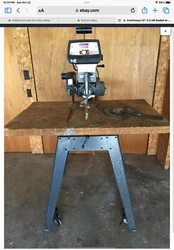 Pick up only. Includes $50.00 Dewalt blade. Stand on wheels no shipping 