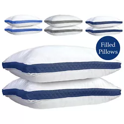 The best choice for stomach, side and back sleepers as these bed pillows suit every sleeping position giving a perfect...
