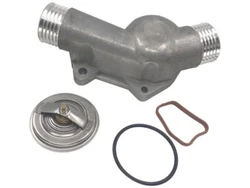 1993 BMW 525iT 2.5L 6 Cyl. Notes: Engine Coolant Thermostat Housing Assembly -- Aluminum Thermostat Housing Cover; With...