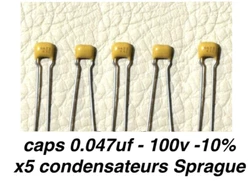 X5 Capa VISHAY / SPRAGUE. Condensateurs céramiques multicouches MLCC. 0,047uF - 100v - tolérance 10%. 716P is the...