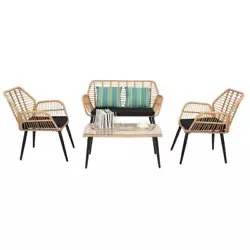 Do you need a Outdoor Wicker Rattan Chair Patio Furniture Set to fulfill all your daily needs?. If so, you can have a...