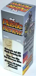 PLASTIC RENEW BY PC RACING. Plastic Renew - Features. Follow a four-step process: sand out scratches; apply Plastic...
