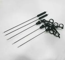 Fenestrated Grasper 5 mm: 1 Piece. L-Hook and Spatula Monopolar Electrode: 2 Piece. Maryland Dissector 5mm: 1 Piece....