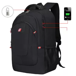 Zipper can be locked to D shape ring to keep laptop from thieves. Ergonomic Design: Cushioned and breathable back panel...