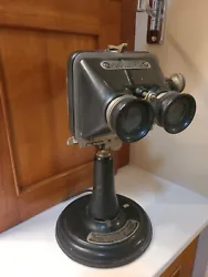 THIS RITTER DENTAL MFG. STEREOSCOPE AND DIAGNOSTIC LAMP MADE BY THE RITTER DENTAL MFG. ROCHESTER, N.Y. THEY WERE USED...