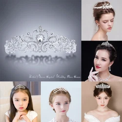 Tiara Height(Max): Approx 3.7cm. Tiara Height(Max): Approx 5cm. Suitable for any Wedding,Bridal party, Evening party...