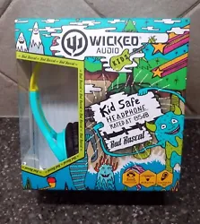 Up for sale is a New Wicked Audio Rad Rascal Kid Safe Headphones (see pics).