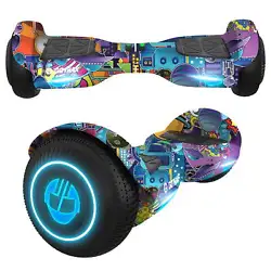 Each hoverboard back is affixed with a UL certification label. Go straight, fast turns, 360° rotation to show your...