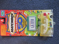 Matchbox 1/64 Diecast Across America Louisiana Raft Boat with Trailer. New unopened package.