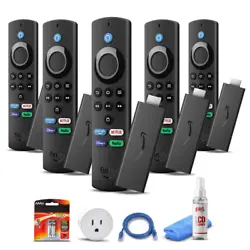 5 x Amazon Fire TV Stick 4K Max Streaming Device. Watch live TV, news, and sports with subscriptions to SLING TV,...