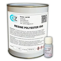 Résine polyester isophtalique pré-accélérée. Si répondeur, laisser vos coordonnées et nous vous rappellerons,...