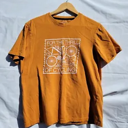 Mountain Warehouse Mens M Organic Cotton Orange T Shirt.  This shirt is a gem in great condition. Wear it to the bar,...