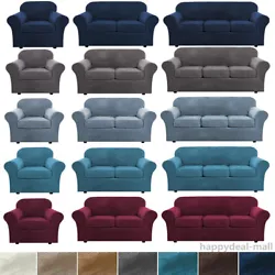 It include 1 base cover, 1 seperate cushion cover. The slipcover fit a sofa with sitting width between 31