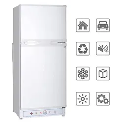220V/Gaz, 275L, Blanc. Smad Réfrigérateur Combiné avec Congélateur. Cest simple dutiliser le frigo combiné grâce...