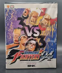 Jeu The King of Fighters 94 pour SNK Neo Geo AES NTSC-J JAP vendu dans son boîtier avec sa notice dorigine. Lensemble...