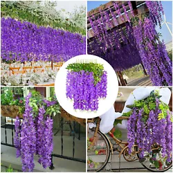PERFECT DECORATION: Can be used for wedding wall veil decoration, artificial vine for bedroom, wall vine for room...