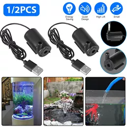⛲ Convenient USB Plug: This fountain Pump is designed with DC 5V Power, adopt USB plug. Never worry about blackout....