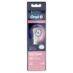 Compatible Oral B. Convient pour les dents sensibles. Pour nettoyer tout en douceur les dents et gencives. Poils bleus...