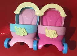 Disney Junior TOTS t.o.t.s Fuzzy Surprise Nursery Babies Double Stroller.