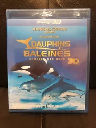 BLU RAY 3D/2D DAUPHINS ET BALEINES. un des premiers tournages 3D sous-marins.