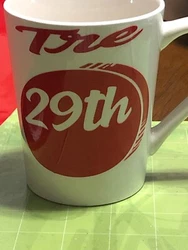 Custom coffee mugs all colors.