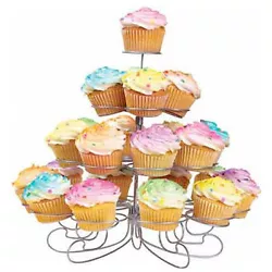 Silver Wired stand that can holds the mini and regular cupcakes. For placing the regular cupcake you will just push...