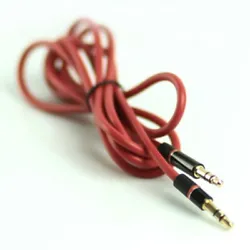 Câble rallonge Jack 3,5 mm Mâle / Mâle, plaqué or, blindé. Longueur pratique de 130 cm, câble blindé et fiches...