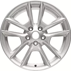 This wheel fits on2009, 2010, 2011, 2012, 2013 and 2014 Nissan Maxima models. Color: Silver. Size: 18