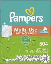 Multi-Use Wipes are hypoallergenic, and free from alcohol, parabens, and latex . They are clinically proven mild and...