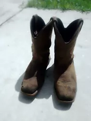 Red wing steel toe western boots. Good condition free shipping lower 48 states only