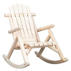 Relax and enjoy a soothing cup of morning coffee on our rocking chair. The simple and classic design provides a...