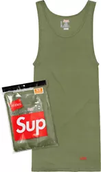 Color : Olive / Vert. x 3 Tank top. New and Sealed.