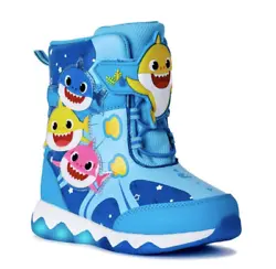 It’s Baby Shark…Doo-Doo! These Light-Up Snow Boots for your toddler boy feature his favorite characters from Baby...