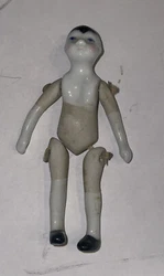Antique Porcelain Mini Jointed Doll.