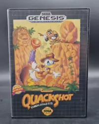 Quackshot- SEGA Genesis. Jeu Quackshot pour SEGA Genesis NTSC-U/C vendu dans sa boîte avec sa notice dorigine....