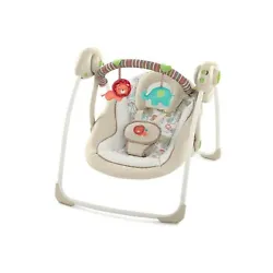 6 extra quiet swing speed options. Musical baby swing newborn will love. Comfy fabrics and recline positions keep baby...