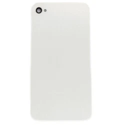 Vitre arrière blanche sans logo Iphone 4
