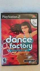 Dance Factory (Sony PlayStation 2, 2006) 100% complete. Dance to any music CD. Condition is Very Good.