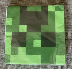 MINECRAFT LUNCH NAPKINS. We try to take a picture of every angle for you to be the judge. Zoom in to each picture to...