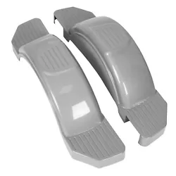 Set of 2 Trailer Fenders. High density polyethylene (HDPE) fenders. Example applications: Boat and utility trailer....