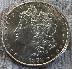 This is a 1878-CC Morgan silver dollar coin that is being sold without any reserve. The coin has not been circulated...