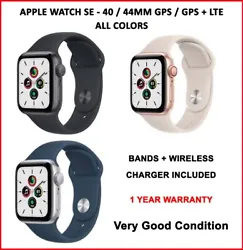 Apple Watch SE Aluminum Unlocked - VERY GOOD CONDITION. - 1 Apple Watch SE (Based on your selections). These Apple...