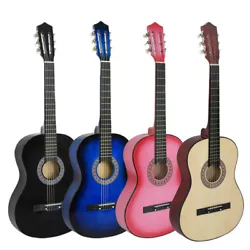 This right-handed guitar is ideal for beginners and ready to use in the box.This Beginner Acoustic Guitar is Just the...