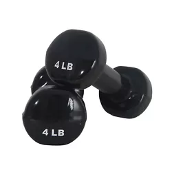 The Fitness First unique hex head vinyl dumbbells are made from high quality cast iron and vinyl coated for maximum...